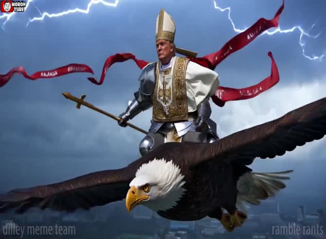 Video :What if the pope was Trump